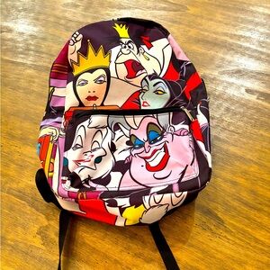 Loungefly Disney  backpack Disney villains Maleficient Ursula Cruella SOLD OUT